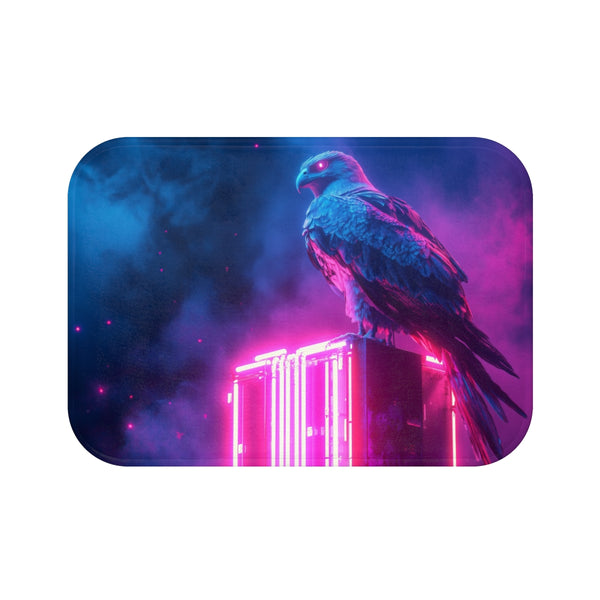 Robot Falcon Neon Tower Bathroom