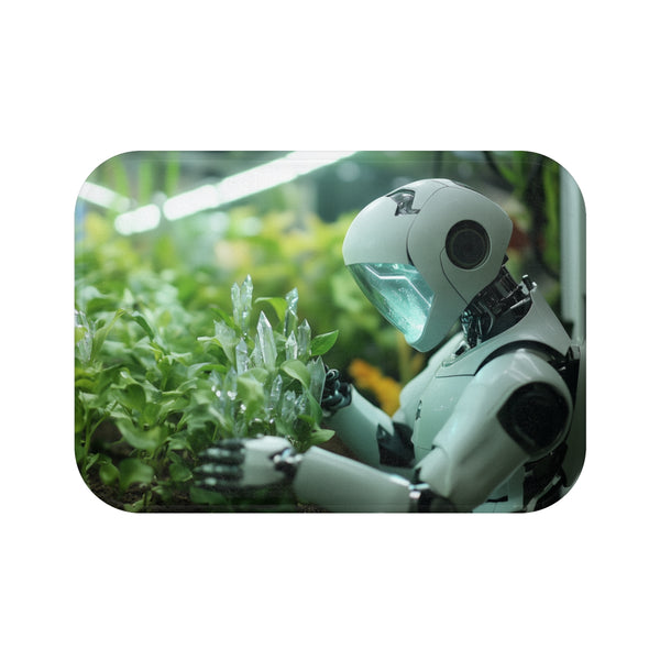 Robot Gardener Crystal Plant Bath Mat