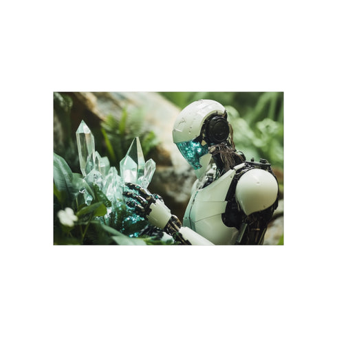 "Robot Gardener Tends Crystal Plants"