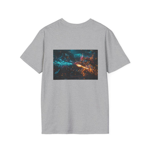 Robot Knight Holographic Duel T-Shirt