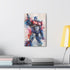 Optimus Prime heroic leader Autobots portrait canvas 18" x 12" 1.25"