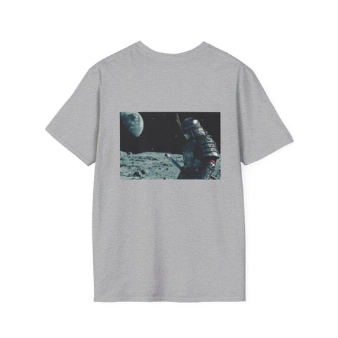 Robot Samurai Lunar Battlefield T-Shirt
