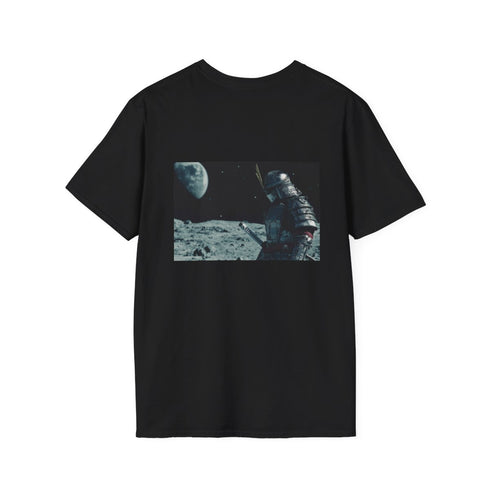 Robot Samurai Lunar Battlefield T-Shirt