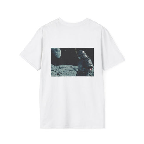 Robot Samurai Lunar Battlefield T-Shirt