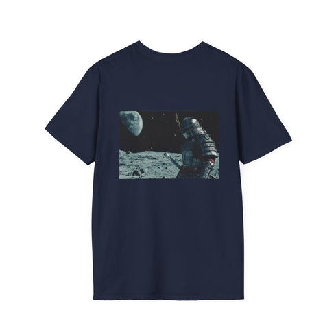 Robot Samurai Lunar Battlefield T-Shirt