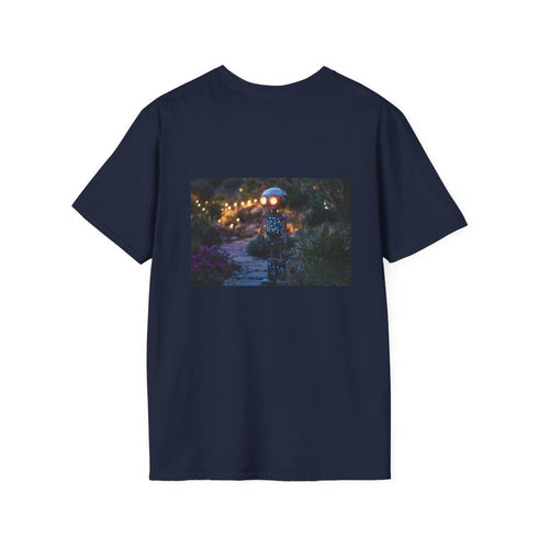 Robot Tending Starlight Garden T-Shirt