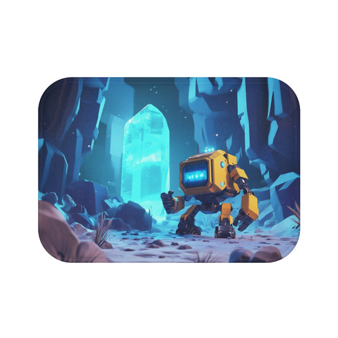 Robotic Explorer Crystal Cave Bathmat