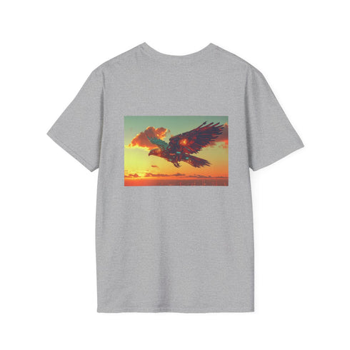 Robotic Falcon Neon Sunrise Shirt