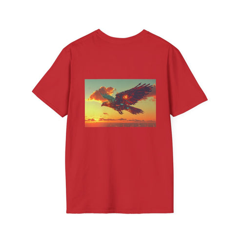 Robotic Falcon Neon Sunrise Shirt
