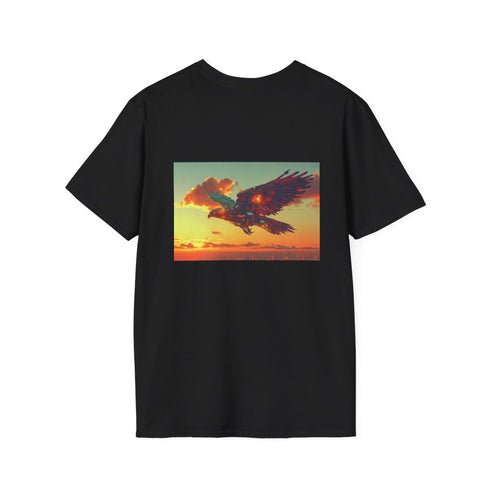 Robotic Falcon Neon Sunrise Shirt