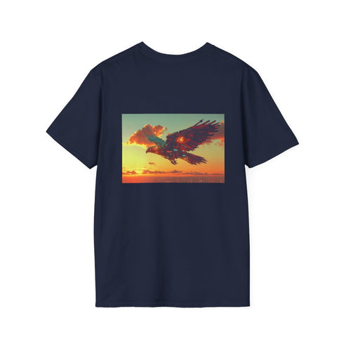 Robotic Falcon Neon Sunrise Shirt