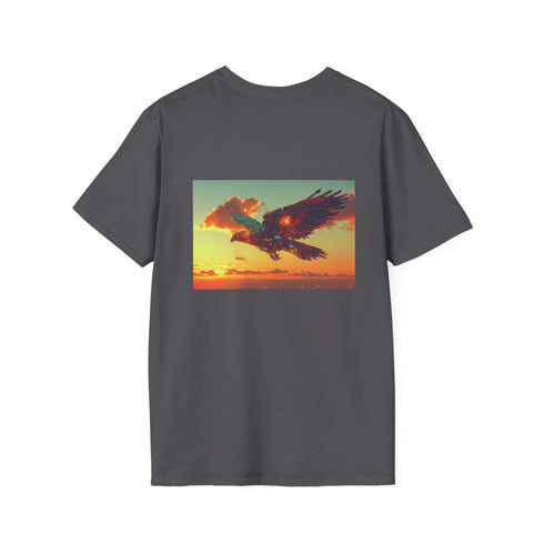 Robotic Falcon Neon Sunrise Shirt