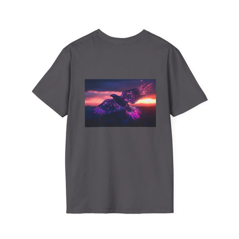 Robotic Falcon Neon Sunrise T-Shirt