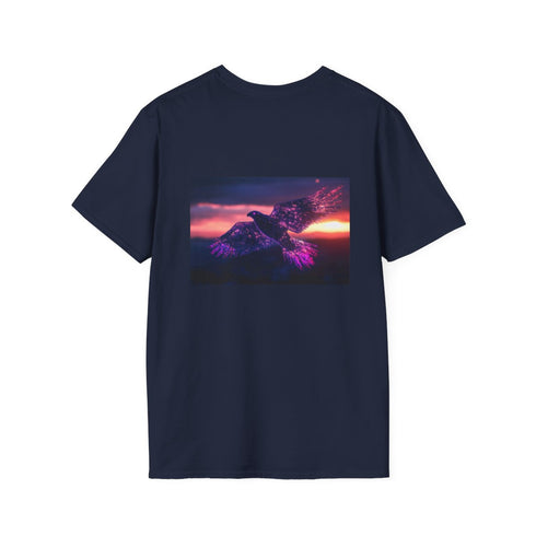 Robotic Falcon Neon Sunrise T-Shirt