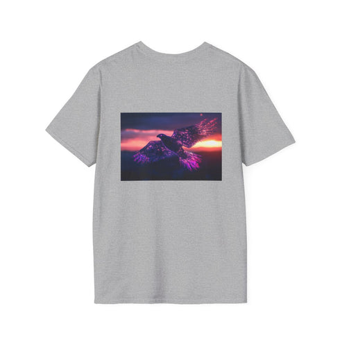 Robotic Falcon Neon Sunrise T-Shirt