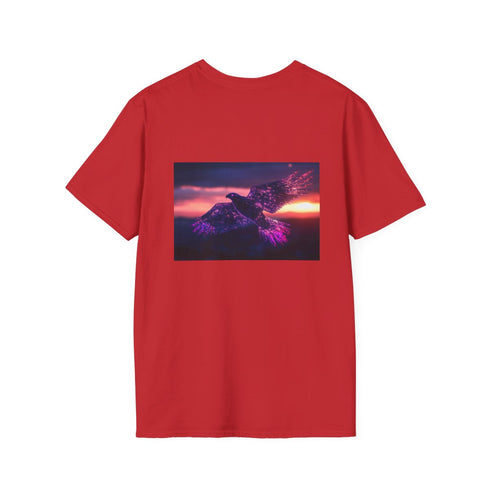 Robotic Falcon Neon Sunrise T-Shirt