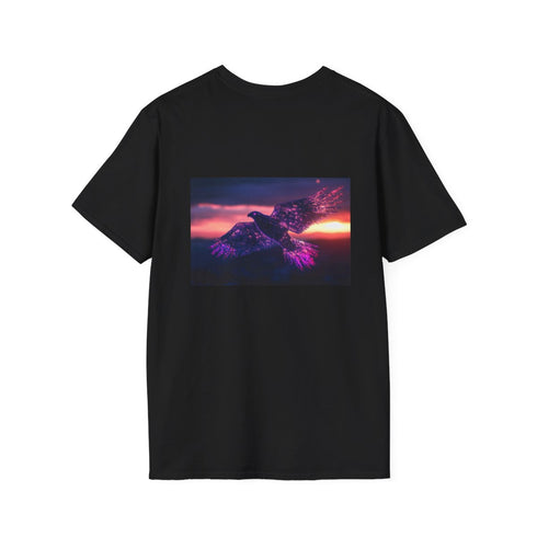 Robotic Falcon Neon Sunrise T-Shirt