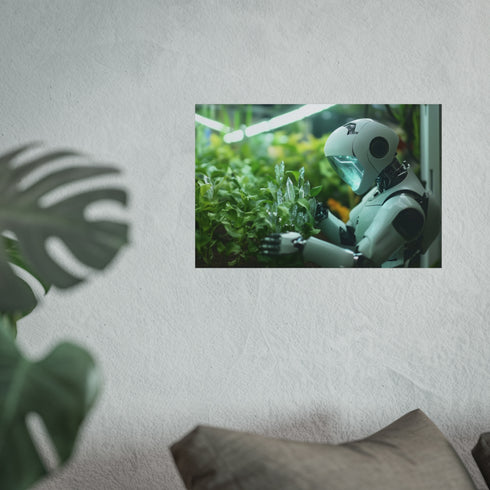 Robotic Gardener Tends Crystal Flora