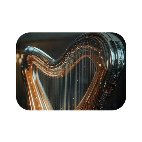 Robotic Harp Bath Mat Stardust.