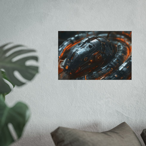 Robotic Serpent Protecting Power Source