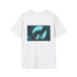 Robotic Wolf Howling At Circuit Moon T-Shirt