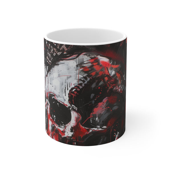 "Rock & Roll Skull Mug"