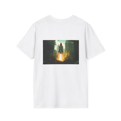 Rocket Jungle Launch T-Shirt Design