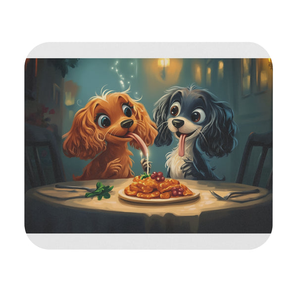 Romantic Lady and the Tramp Mouse Pad A Disney Delight!
