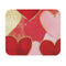 Romantic Red Leopard Print Mouse Pad