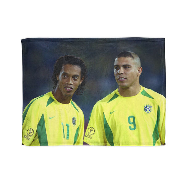 "Ronaldinho Ronaldo Bed Cover: Dream Like a Legend"