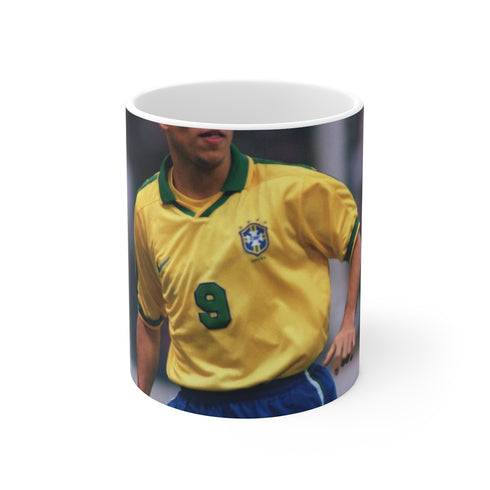 Ronaldo Nazario Brazil Mug: Legendary Sip