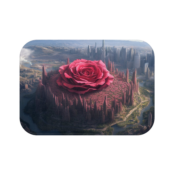 Rose Shaped Bath Mat Decor