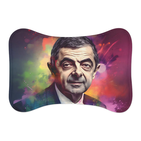 "Rowan Atkinson Neon Pet Mat"