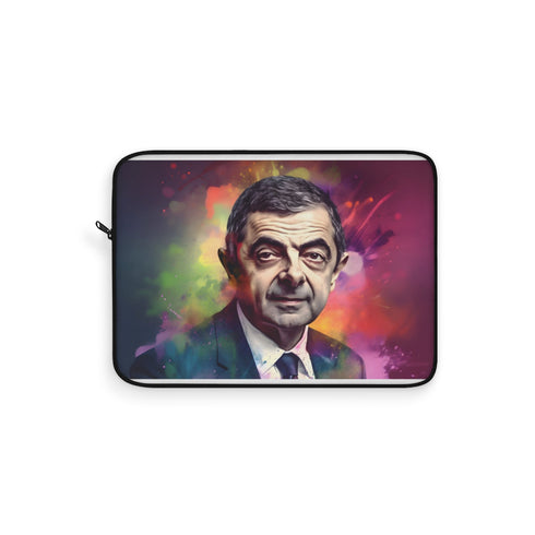 "Rowan Atkinson Watercolor Neon Sleeve"