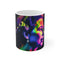 "Royal Majesty Watercolor Neon Mug"