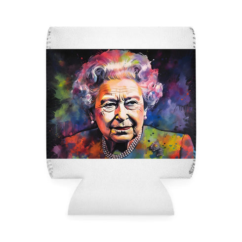 Royal Neon Watercolor Can Cooler