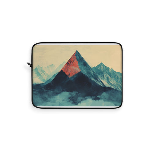 "Rugged Mountain Abstract Laptop Sleeve"