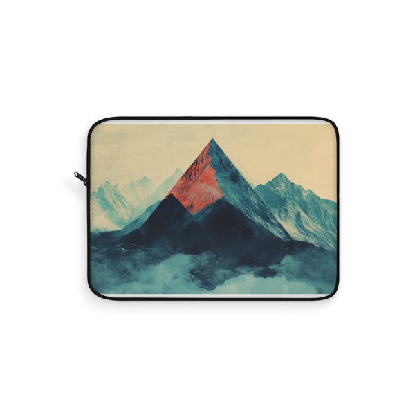 "Rugged Mountain Abstract Laptop Sleeve"
