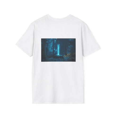 Runic Sword Glowing Forest T-Shirt