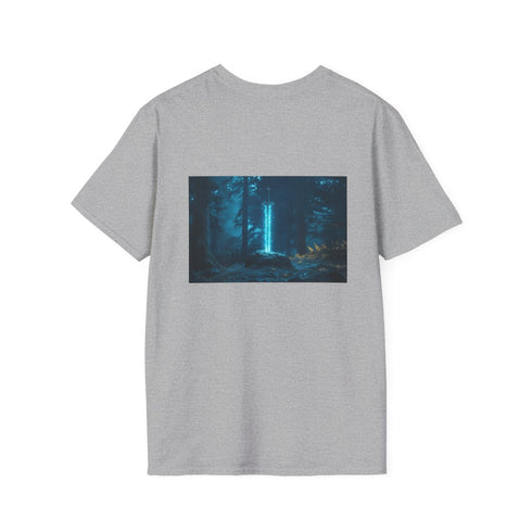 Runic Sword Glowing Forest T-Shirt