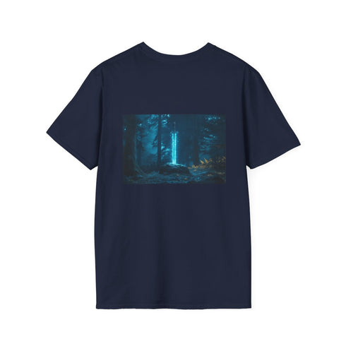 Runic Sword Glowing Forest T-Shirt