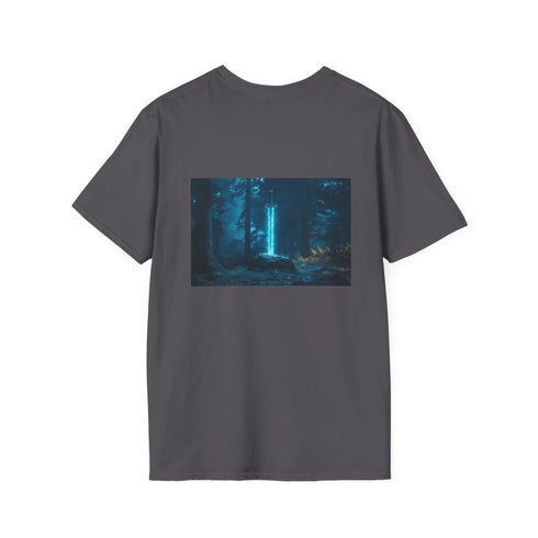 Runic Sword Glowing Forest T-Shirt