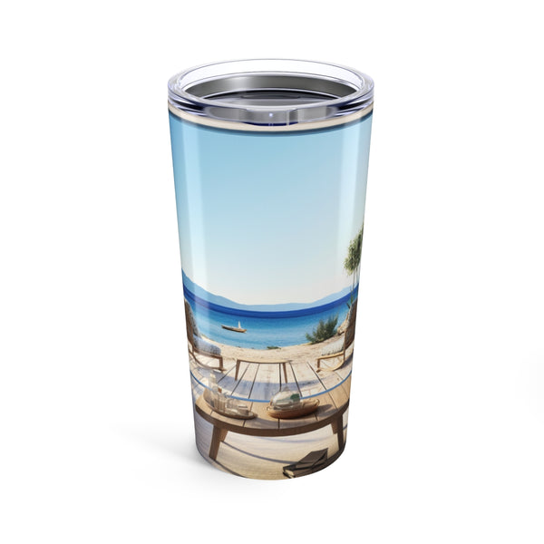 Rustic Blue Window Drinking Bottle