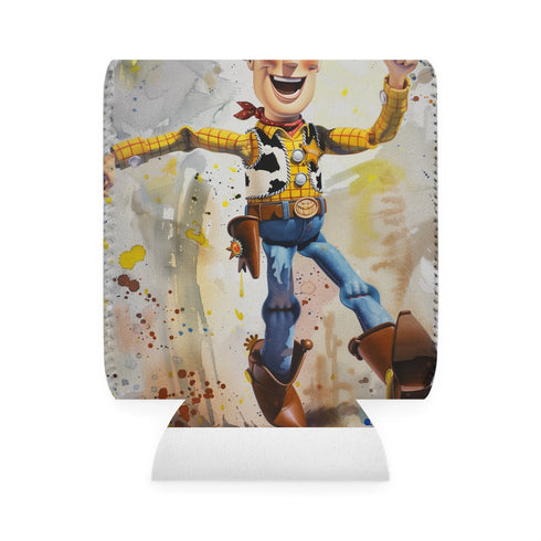 Rustic Woody Toy Can Sleeve