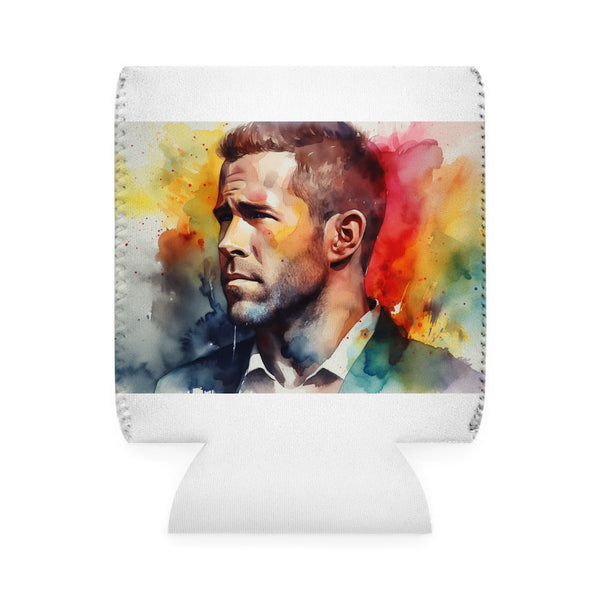 Ryan Reynolds Watercolor Can Cooler