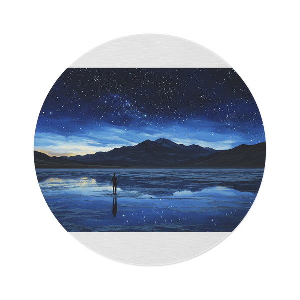 "Salar de Uyuni Mountain Rug"