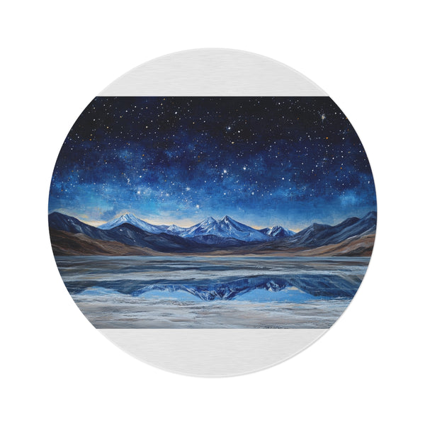 "Salt Flats Bliss Round Rug"