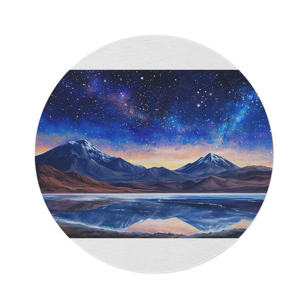 "Salt Flats Dream Round Rug"