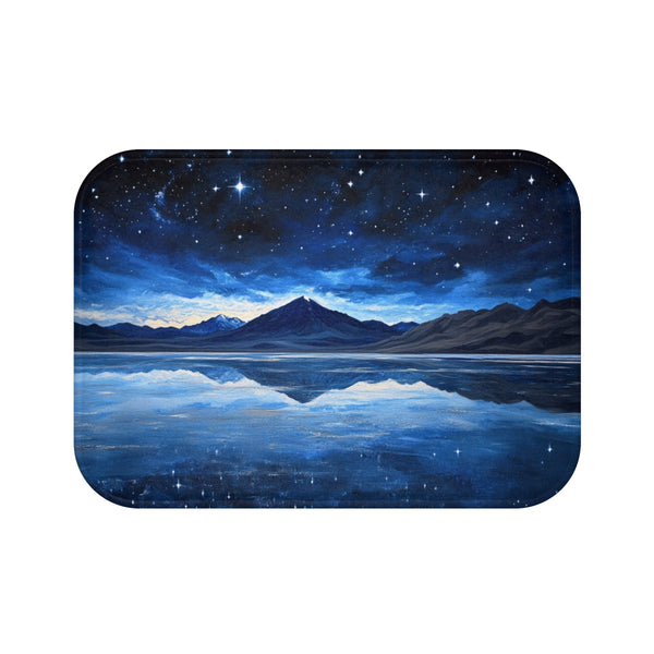 "Salt Flats Inspired Bath Mat"
