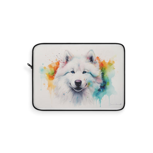 "Samoyed Love Laptop Sleeve: Cozy & Stylish Protection"